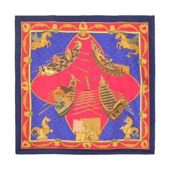 Authentic Hermès Pre-Owned
2000s Les Bissone de Venise silk scarf - Picture 2 of 7
